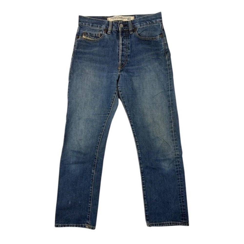 Diesel Industry Denim Division Women Med Wash High Rise Straight Jeans 28x27.5